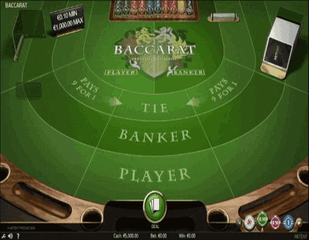 Zahrajte si NetEnt Baccarat zdarma